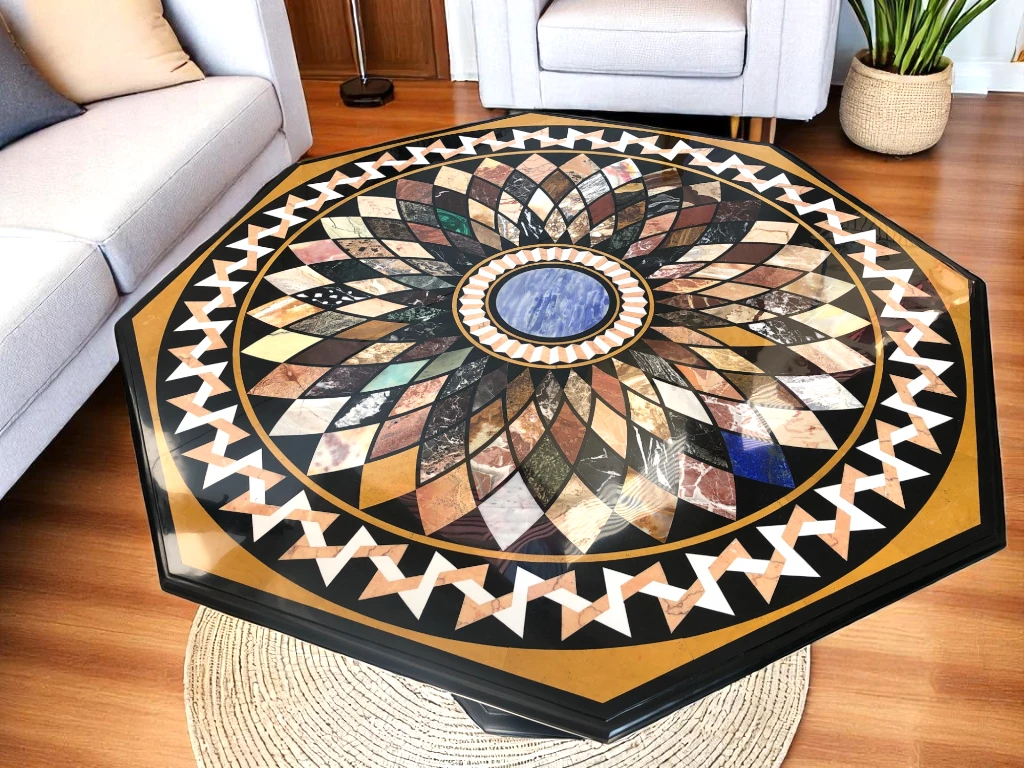 Customized Coffee Table Elegance from a Vedant Artisans